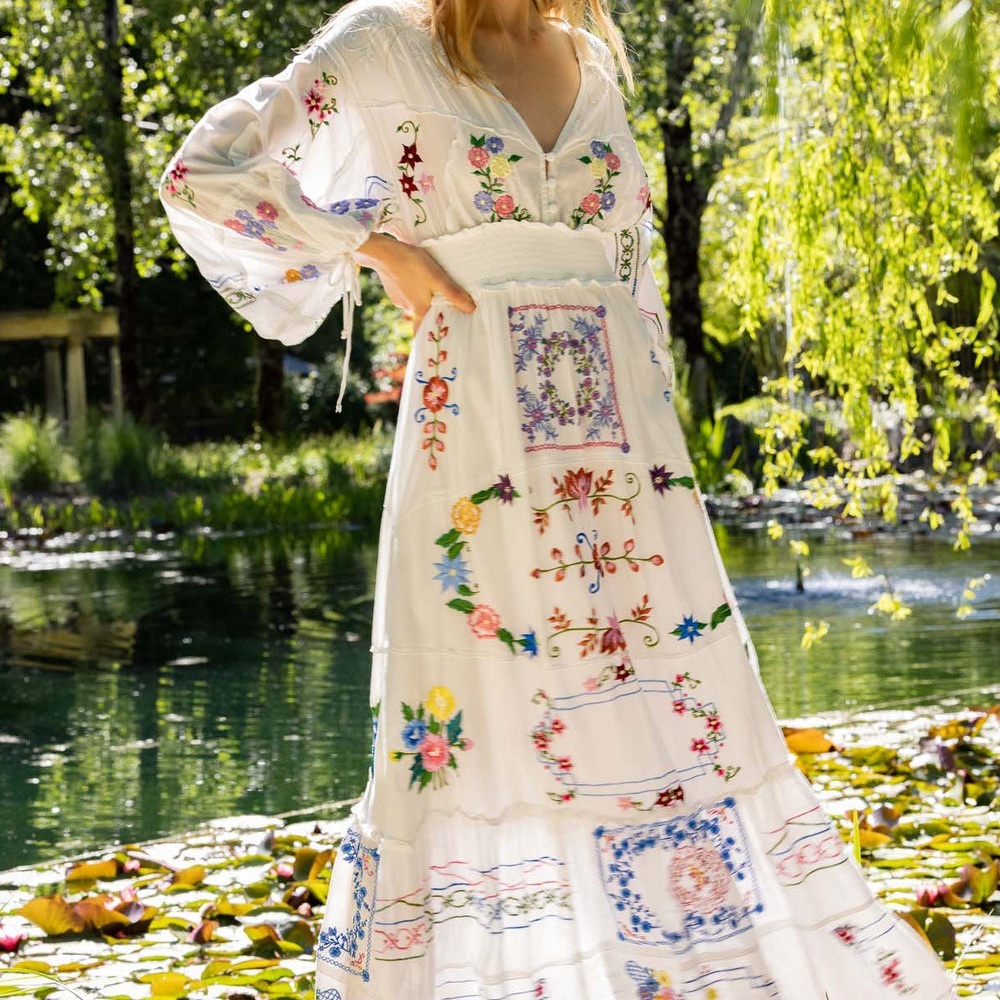 FILLYBOO “Dream in color” Ivory cottage dress